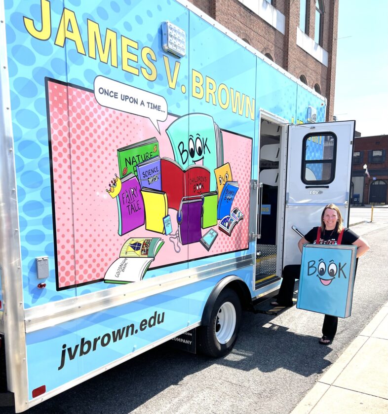 New Bookmobile rolled out at James V. Brown Library News, Sports